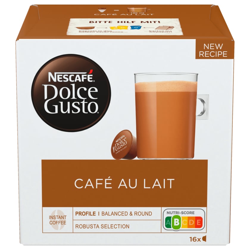 Nescafé Dolce Gusto Café Au Lait 160g,16 Kapseln